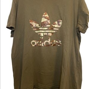 2XL Adidas Green T Shirt